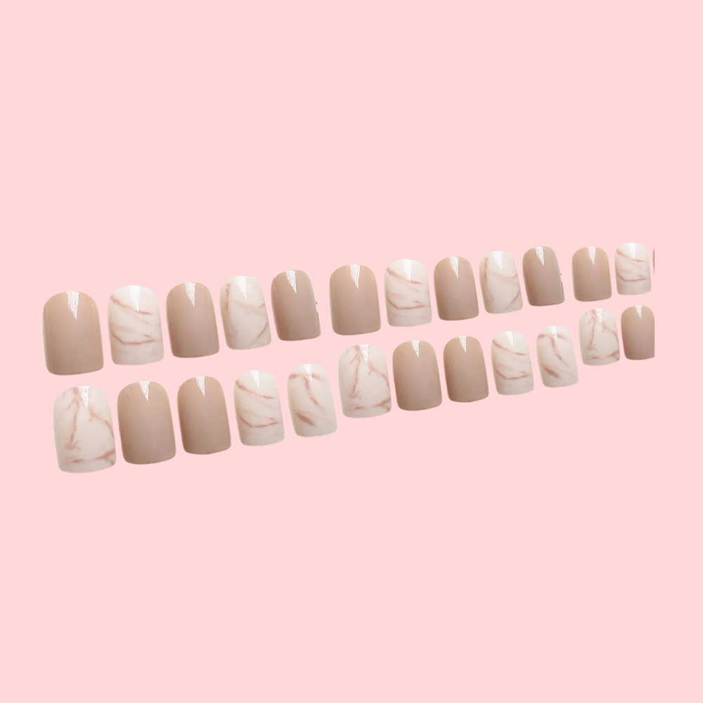 MarbleSwirl™ Press On Nails (24 PCS)